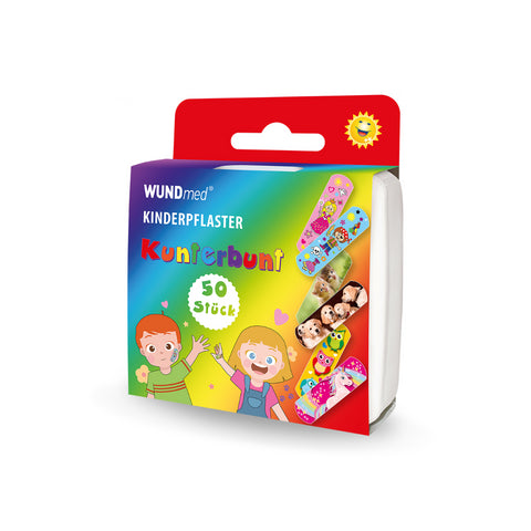 WUNDmed dětské náplasti různé vzory box 50 ks