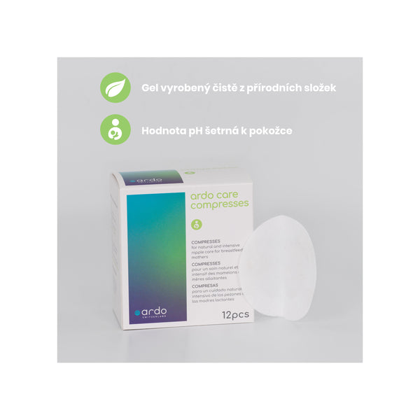 Care Compresses polštářky na prsa s přírodním balzámem