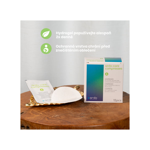 Care Compresses polštářky na prsa s přírodním balzámem